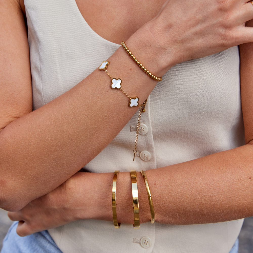 ANNA | Blomformet Armbånd