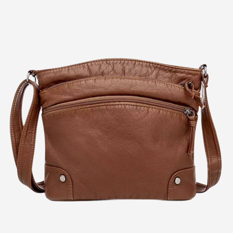 ANNA | Crossbody-veske i mykt skinn