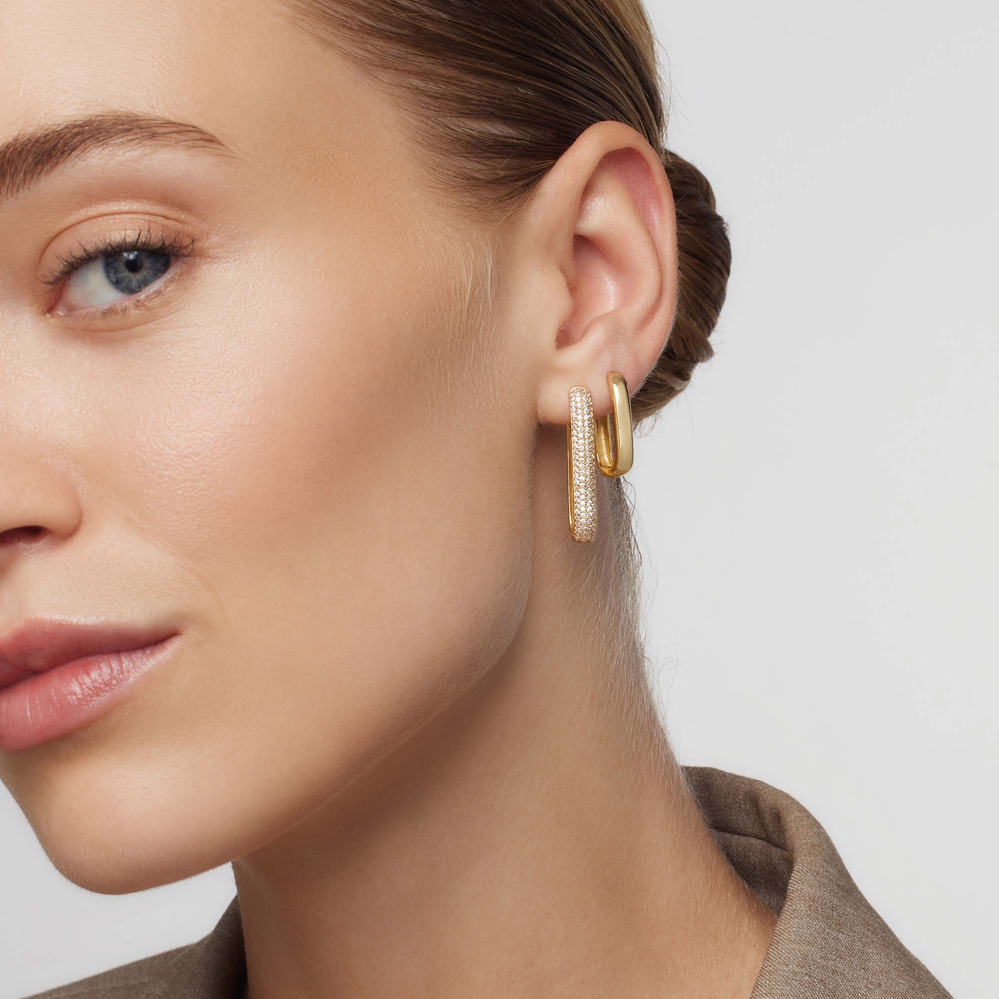 ANNA | Stora Icon Pavé-ringer i gull