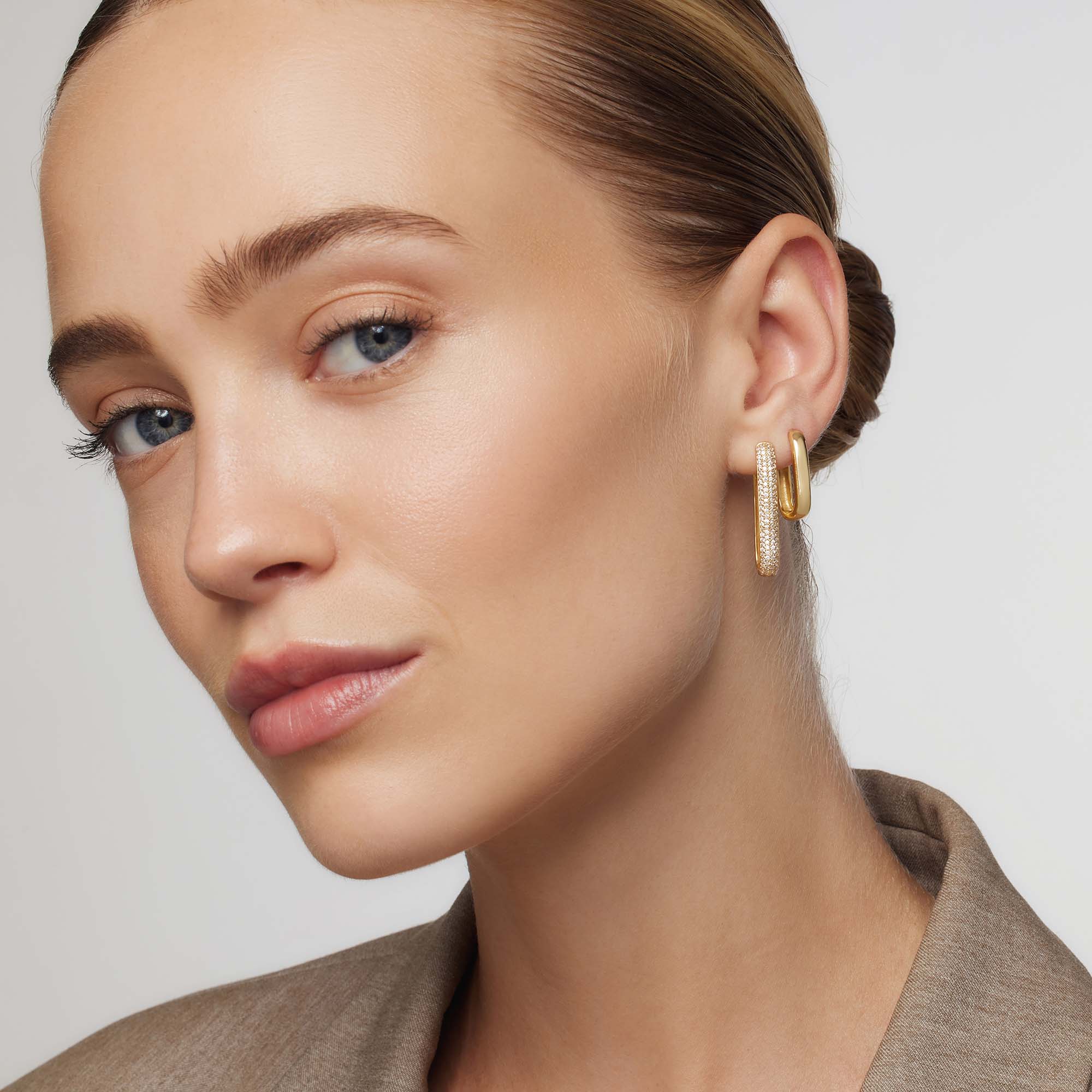 ANNA | Stora Icon Pavé-ringer i gull