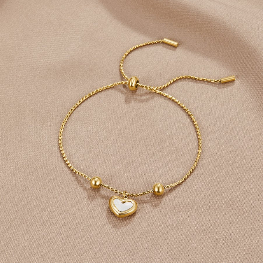 ANNA | Evig Hjerte Armbånd