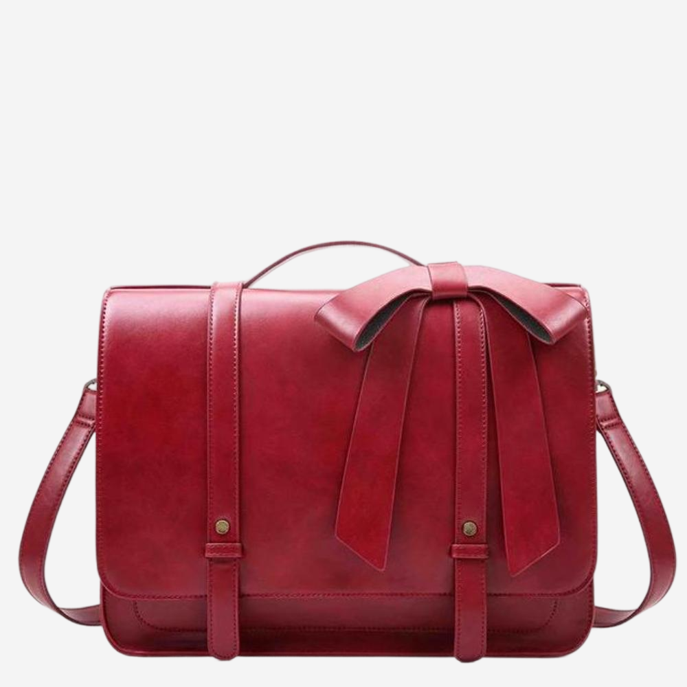 ANNA | Retro-veske Twist i Blå-Rosa