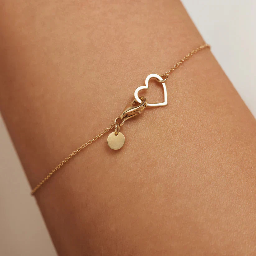 ANNA | Lilou Coeur-armbånd i gull
