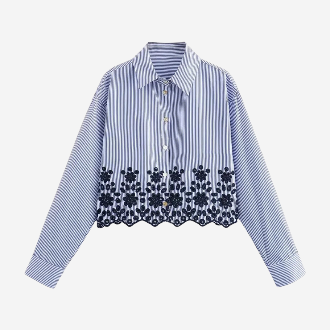 ANNA | Brodert skjorte