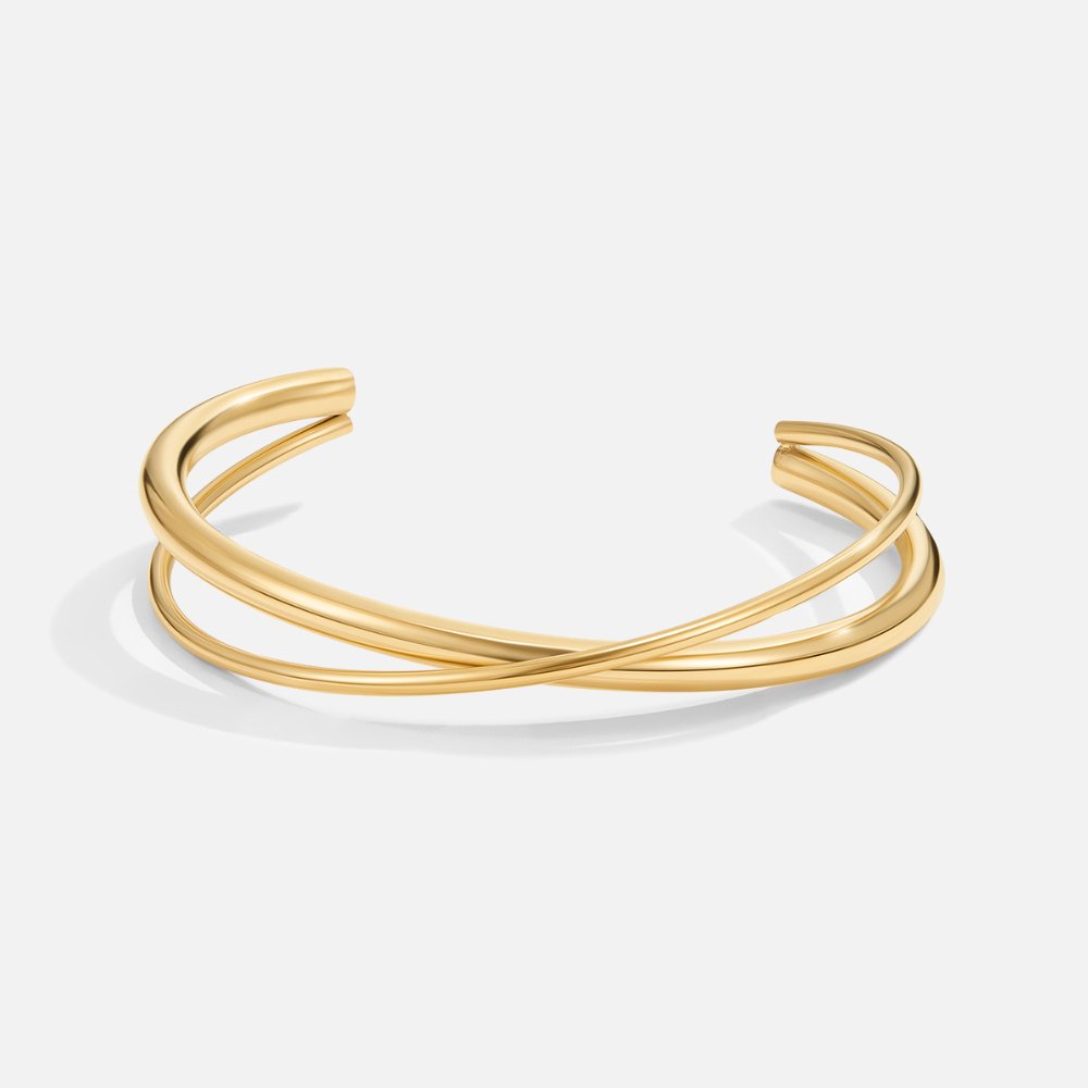 ANNA | Gyldne Twist Armbånd