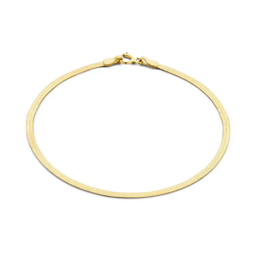 ANNA | Soleil Slange-armbånd i gull