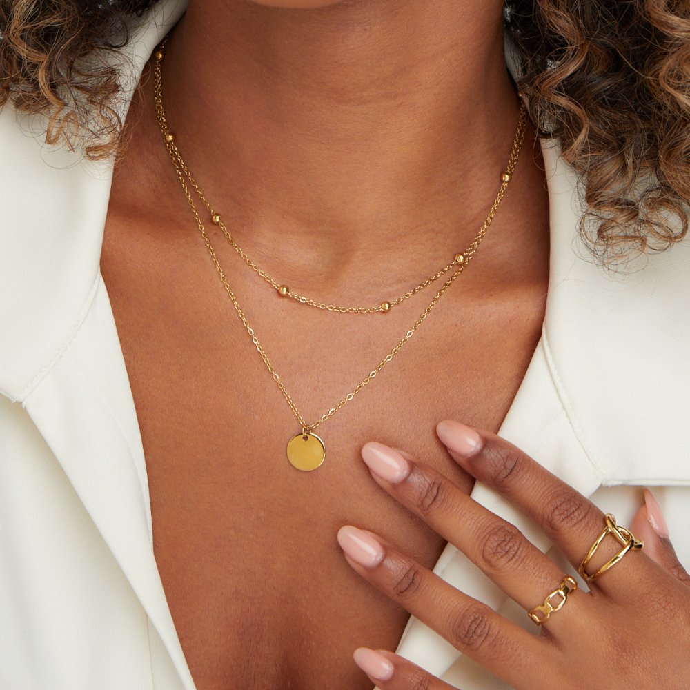 ANNA | Lagerdiskhalsband